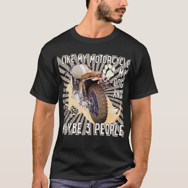 T-shirt Ride Like a Warrior : Le hameau de Biker (Devant)