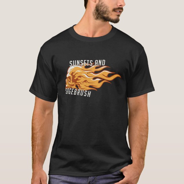 T-shirt Ride Like a Warrior : Le hameau de Biker (Devant)