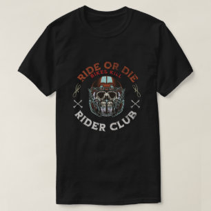T-shirt Ride or die Rider club unique designe 