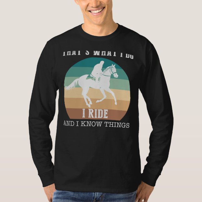 T-shirt Ride, Rire, Répéter : C'est ce que je fais, je Che (Devant)