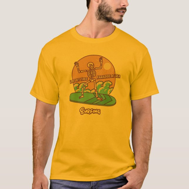T-shirt Ride the Wave - Surf Life Tee (Devant)