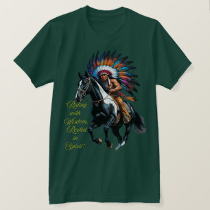 T-shirt Rider avec Sagesse – Esprit Autochtone