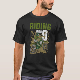 T-shirt Rider En 9 Anniversaire Motocross Anniversaire
