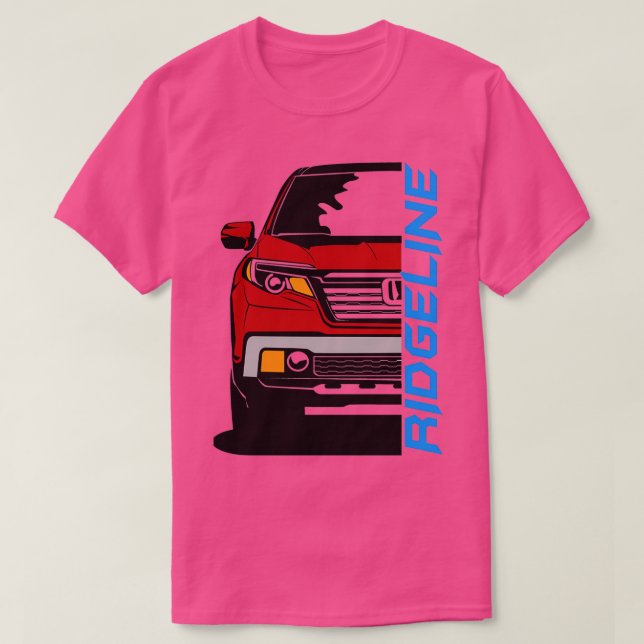 T-shirt Ridgeline Red Burgundy 2020  (Design devant)
