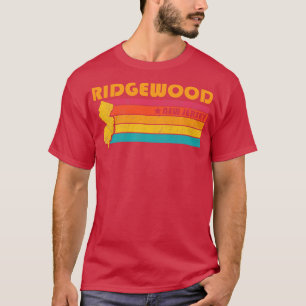 T-shirt Ridgewood New Jersey Vintage Souvenir désorganisé