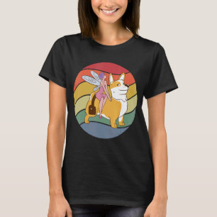 T-shirt Riding Fairy Corgi