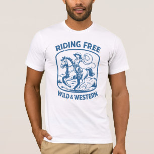 T-shirt Riding Free — Wild & Western