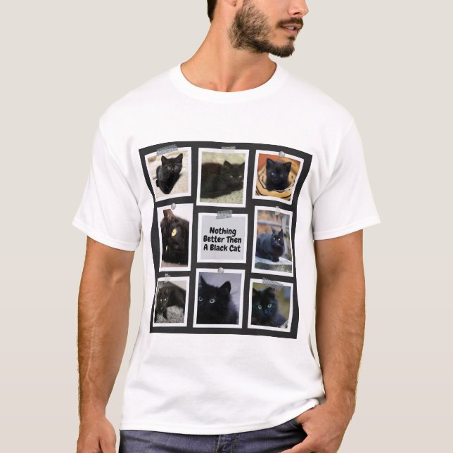T-shirt Rien De Mieux Qu'Un Chat Noir (Devant)