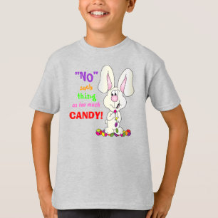 T-shirt Rien de tel que trop de bonbons - lapin de Pâques