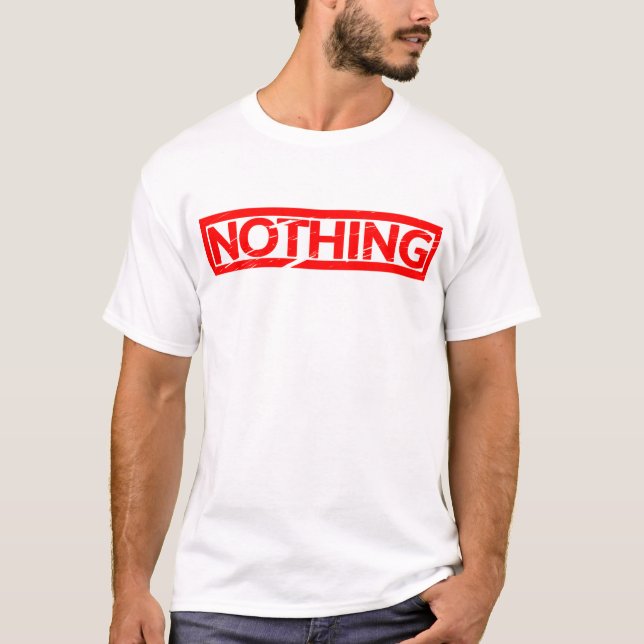 T-shirt Rien De Timbre (Devant)