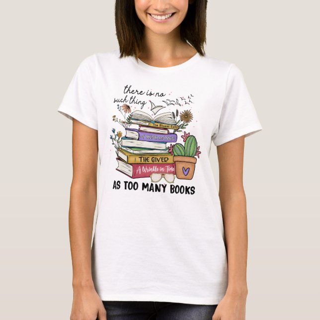 T-shirt Rien De Trop De Livres (Devant)