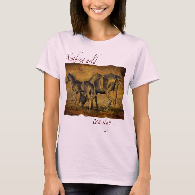 T-shirt Rien d'or (Devant)