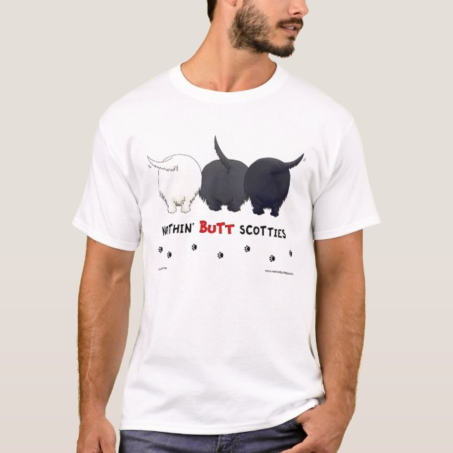 T-shirt Rien n'aboutent des Scotties (Devant)