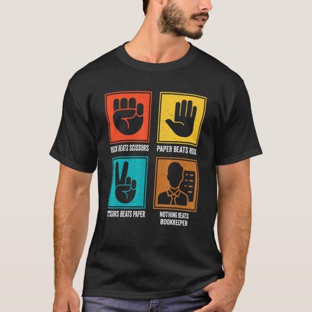 T-shirt Rien ne bat Bookkeeper Comptable Cool Ar (Devant)