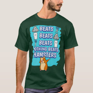 T-shirt Rien Ne bat Hamsters Rock Paper Scissers Jeu