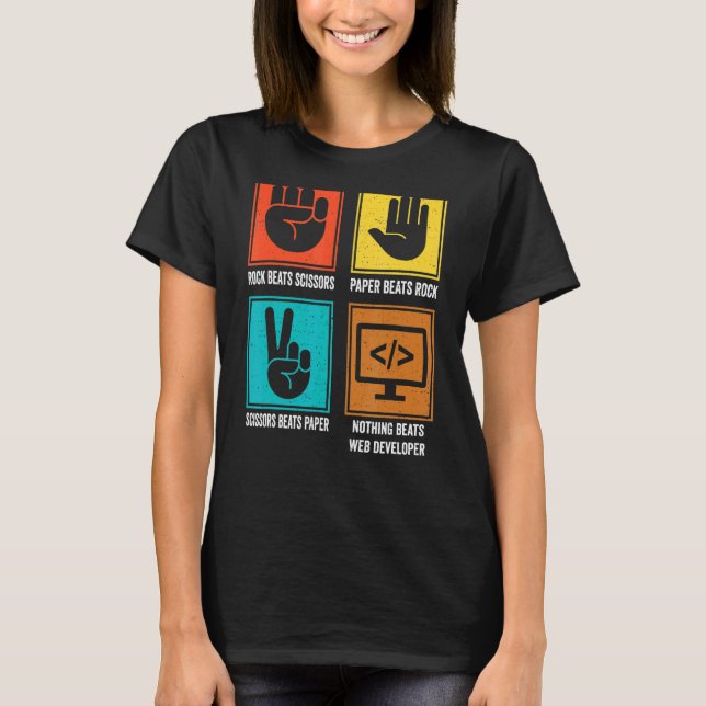 T-shirt Rien ne bat Web Developer Web Maker Programmer C (Devant)