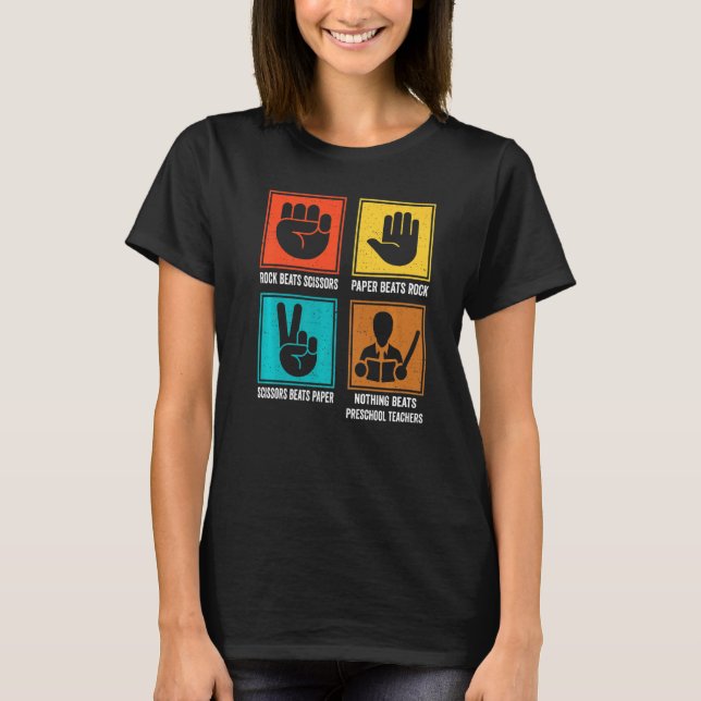 T-shirt Rien Ne Battre Les Enseignants De L'École Primaire (Devant)
