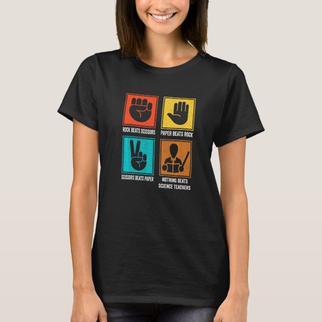 T-shirt Rien Ne Battre Les Enseignants En Sciences (Devant)