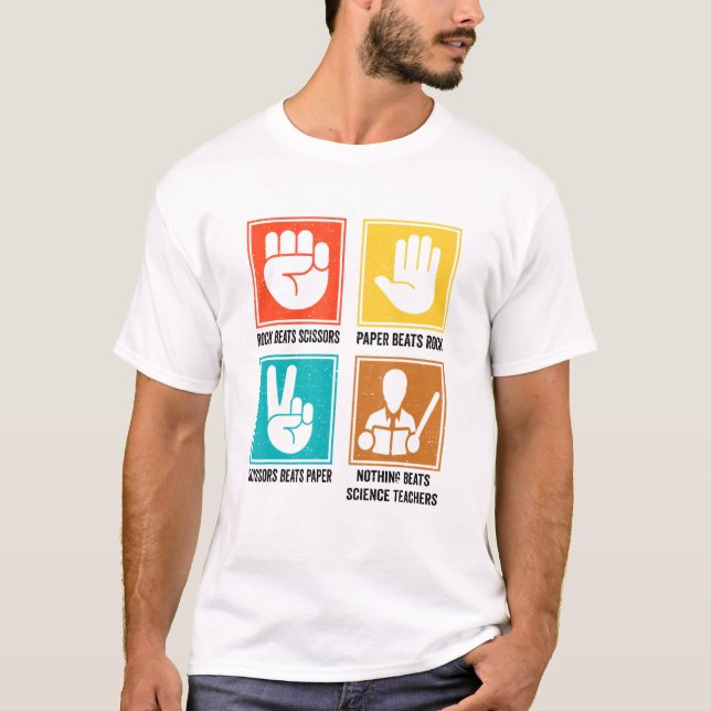 T-shirt Rien Ne Battre Les Enseignants En Sciences (Devant)