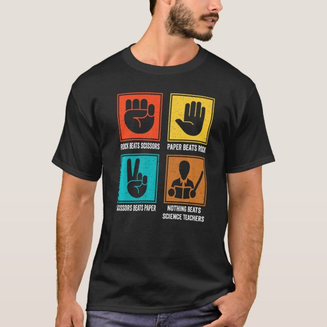 T-shirt Rien Ne Battre Les Enseignants En Sciences (Devant)
