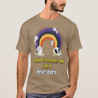 T-shirt Rien ne me fait peur Je suis un développeur 