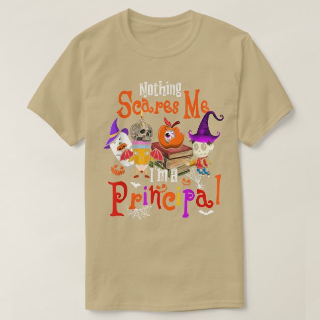 T-shirt Rien ne me fait peur Je suis une sorcière principa (Design devant)