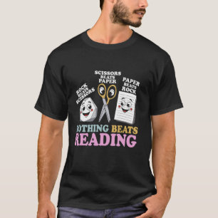 T-shirt Rien ne vaut la lecture de Rock Paper Scissors pou