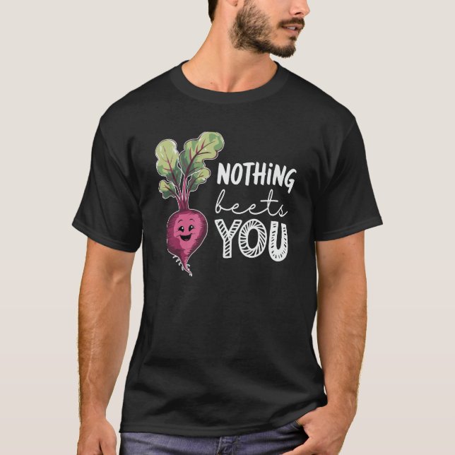 T-shirt Rien ne vous bat Betterave drôle Pun légume (Devant)