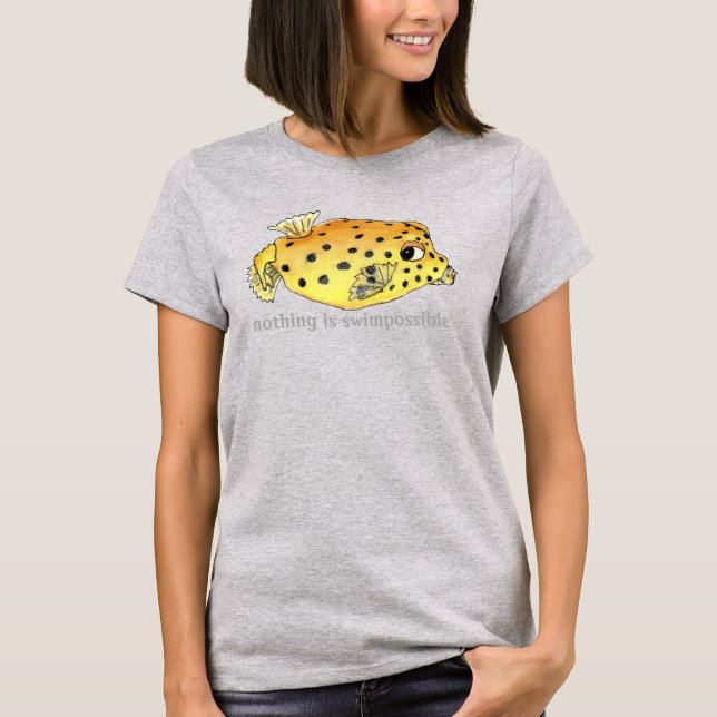 T-shirt Rien n'est Swimpossible Yellow Fish (Devant)