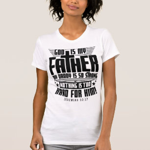 T-SHIRT RIEN N'EST TROP DUR POUR DIEU (4)