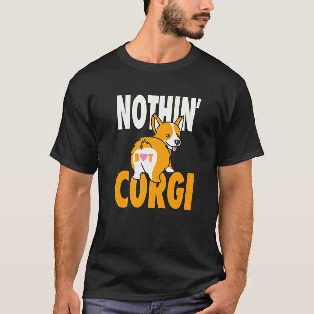 T-shirt Rien que Corgi Premium (Devant)