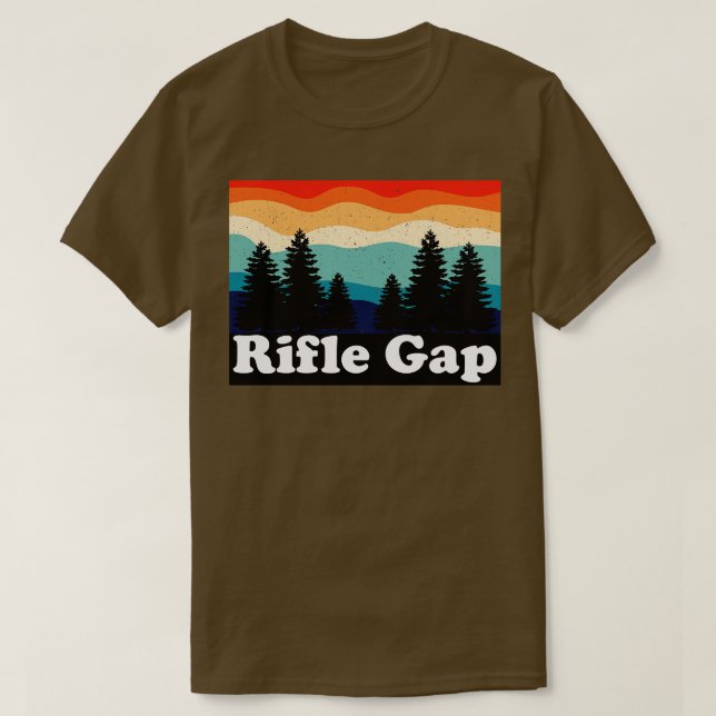 T-shirt Rifle Gap Colorado Retro (Design devant)