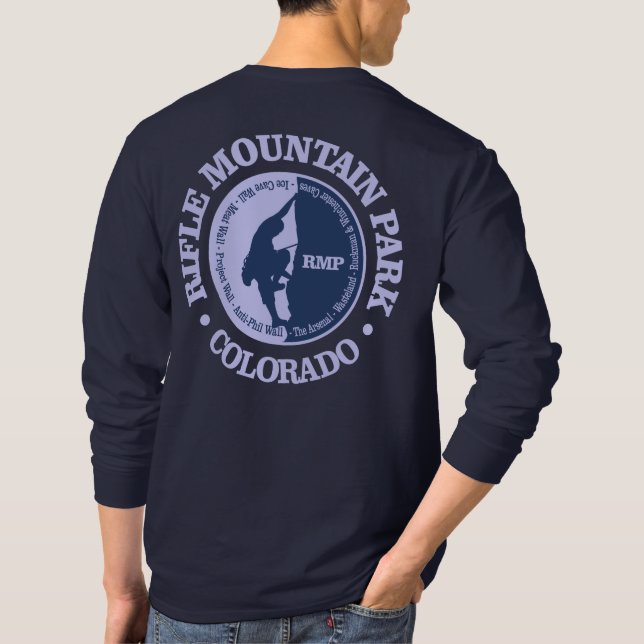 T-shirt Rifle Mountain (escalade) (Dos)