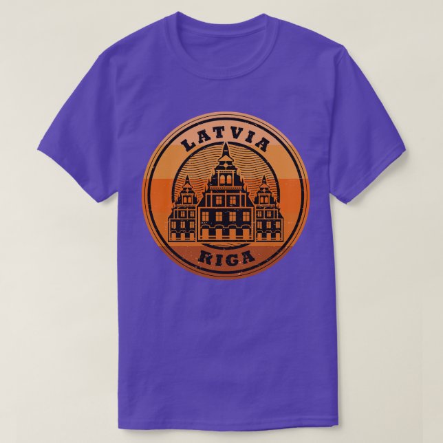 T-shirt Riga Lettonie (Design devant)