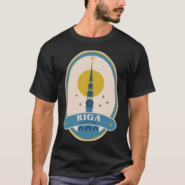 T-shirt Riga Lettonie (Devant)