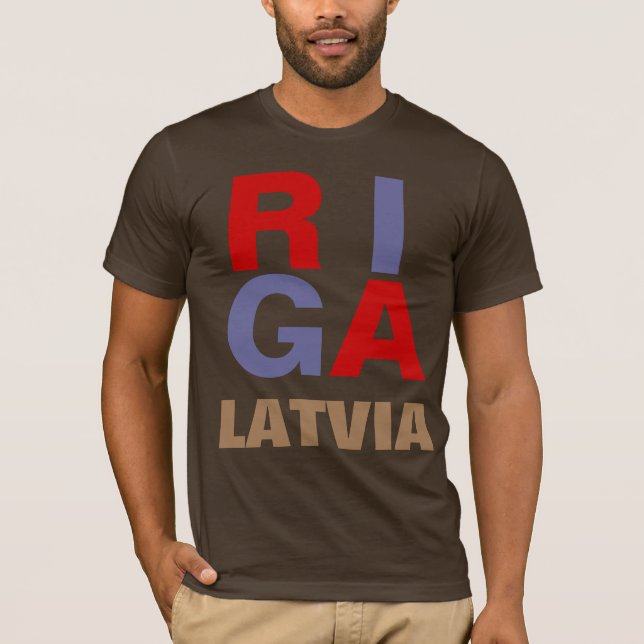 T-SHIRT RIGA LETTONIE (Devant)