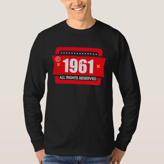 T-shirt right 1961 All Rights Reserve (Devant)