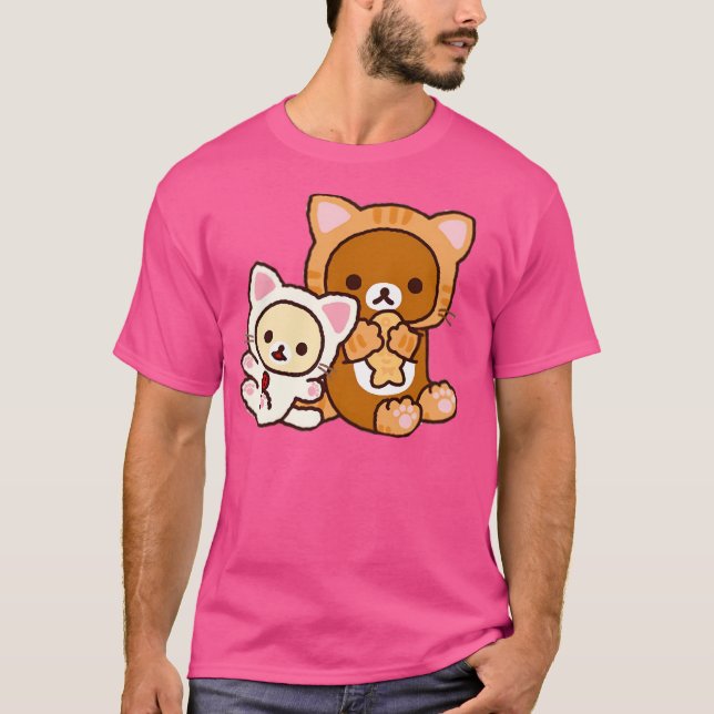 T-shirt Rilakkuma-Et-Korilakkuma-En-Costumes (Devant)