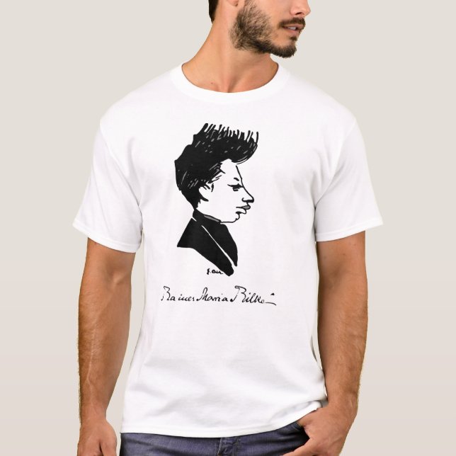 T-shirt Rilke - caricature (Devant)
