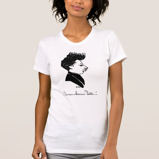 T-shirt Rilke - caricature (Devant)