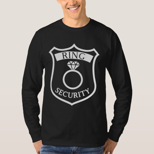 T-shirt Ring Security Badge  Best Man or Ring Bearer  1 (Devant)