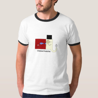 T-shirt Ringer masculin du Massachusetts