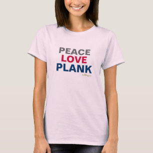 T-shirt Ringer PLANK Peace Love