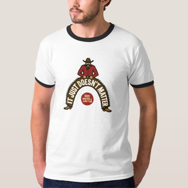 T-shirt Ringer Red Cowboy (Devant)