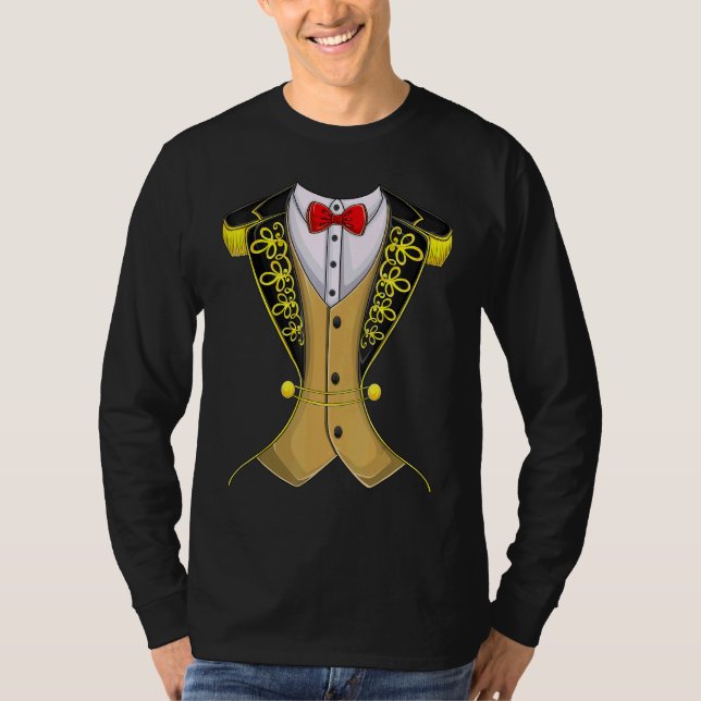 T-shirt Ringmaster Cirque Costume Showman Enfants Hommes F (Devant)