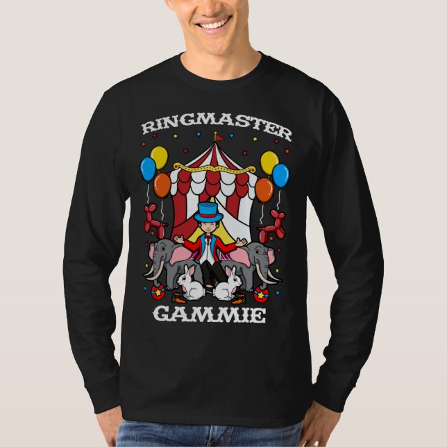 T-shirt Ringmaster Gammie Circus Event Staff Ringleader Gr (Devant)