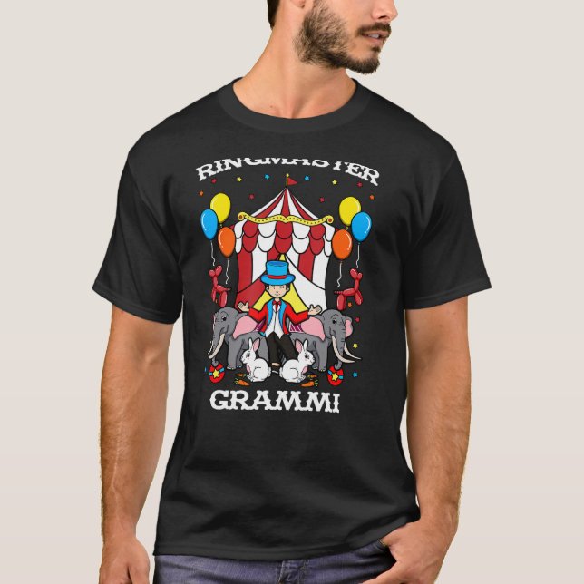 T-shirt Ringmaster Grammi Circus Event Staff Ringleader Gr (Devant)