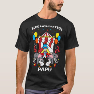 T-shirt Ringmaster Papu Circus Personnel de l'événement Ri