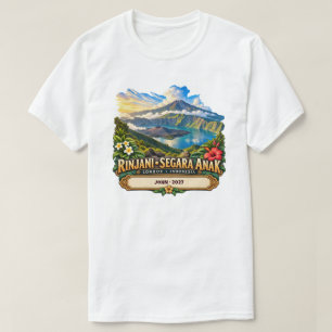 T-shirt Rinjani Segara Anak personnalisé