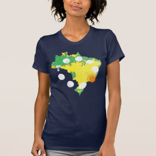T-shirt Rio 2016 Brésil olympique
